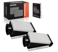 Frankberg 2x Engine Engine Air Filters Car Car Compatible with C-Class W205 C200-C300 2014-2018 C-Class Coupe C205-C250 2015-2018 GLC X253 220 250 2015-2019 Replace# A6510940404