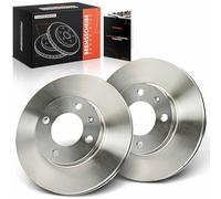 Frankberg 2x Front brake discs Ventilated Ø239mm 321615301A 321615301C | Compatible with: P.a.s.s.a.t 32B, Toledo I 1L2, 80 811 813 814 819 853, 80 893 894 8A2, J.e.t.t.a II 165 19E 1G2