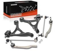 Frankberg 2x Front Rear Control Arm + 2x Front Stabiliser Link + 2x Front Outer Tie Rod End Track Rod End Front Left Right Compatible with XC90 I 275 2002-2014 Replace# 30639780