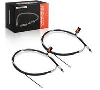 Frankberg 2x Handbrake Cable Compatible with 3 Series E90 316-335 M3 1.6L-4.0L 2004-2011 3 Series Cabriolet E93 318-335 M3 2.0L-4.0L 2006-2013 Replace# 34406760444