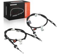 Frankberg 2X Handbrake Cable Compatible with Elantra Saloon HD 1.6L-2.0L 2006-2011 i30 FD 1.4L-2.0L 2007-2011 Replace# 59760-2H300