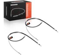 Frankberg 2x Handbrake Cable Disc brake Rear Left Right Compatible with M.e.g.a.n.e II BM0/1 CM0/1 M.e.g.a.n.e II Box/Estate KM Replace# 8200247041