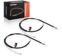 Frankberg 2x Handbrake Cable Disc brake Rear Left Right Compatible with M.e.g.a.n.e II Coupé-Cabriolet EM0/1 1.5L-2.0L 2003-2009 Replace# 8200247042