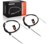 Frankberg 2x Handbrake Cable Drum brake Rear Left Right Compatible with Arosa 6H1 1997-2004 L.u.p.o 6E1 6X1 1998-2005 Replace# 6X0609721F