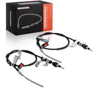 Frankberg 2X Handbrake Cable Drum Brake Rear Left Right Compatible with i20 PB PBT 1.1L-1.6L 2008-2015 Replace# 59760-1J000