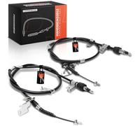 Frankberg 2x Handbrake Cable Handbrake Cable Rear Compatible with Picanto SA 1.0L 1.1L 2004-2011 Replace# K18991, 5976007300, K18992, 5977007300