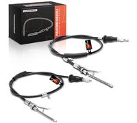 Frankberg 2x Handbrake Cable Handbrake Cable Rear Left Right Compatible with PT Cruiser Cabriolet 2.4L 2004-2008 PT Cruiser PT 2.0L-2.4L 2000-2010 Replace# 04860078AE 4860078AG