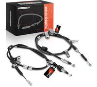 Frankberg 2x Handbrake Cable Handbrake Cable Rear Rear Axle Compatible with Picanto SA 1.0L 1.1L 2005-2011 Replace# K16318, 59770-07310, K16497, 59760-07310