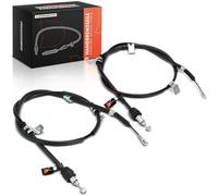 Frankberg 2x Handbrake Cable Parking Brake Cable Replace # K17318 | Compatible with KIA Cee'D SW ED; Cee'D Hatchback ED; Pro Cee'D ED; Rear Axle Both Sides; For Left-Hand Drive; Disc Brake