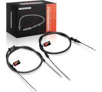 Frankberg 2x Handbrake Cable Parking Brake Rear drum brake 7700311698