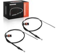 Frankberg 2x Handbrake Cable Parking Brake Rear left Right 6Q0609721F
