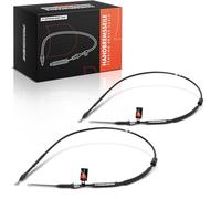 Frankberg 2x Handbrake Cable Parking brake Rear Left Right Compatible with Mondeo III Turnier BWY 1.8L-3.0L 2000-2007 Replace# 1126843