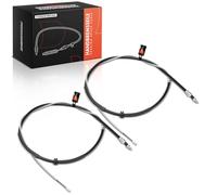 Frankberg 2x Handbrake Cable Rear Axle Left Right Compatible with Megan.e III Coupe DZ0/1 Megan.e III Hatchback Van BZ Megan.e III Hatchback B3 BZ0/1 Replace# 364000001R