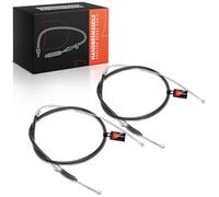 Frankberg 2X Handbrake Cable Rear Compatible with A3 8L1 1.6L-1.9L 1996-2003 B.o.r.a 1J2 1.4L-2.0L 1998-2013 Octa.via I Estate 1U5 1.6L-2.0L 1998-2010 Replace# 1J0609721E