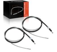 Frankberg 2X Handbrake Cable Rear Compatible with A3 8P1 1.2L-3.2L 2003-2012 Handbrake Cable 807 E 2.0L-2.2L 2005-2014 Altea 5P1 1.2L-2.0L 2004-2021 Replace# C661066