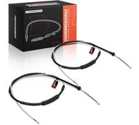 Frankberg 2x Handbrake Cable Rear Compatible with C3 III SX 2016-2024 C3 III Van SX SY 2016-2024 208 I CA CC 2012-2019 208 Box/Hatchback CR 2012-2019 Replace# 9671813380