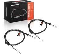 Frankberg 2x Handbrake Cable Rear Compatible with Punto 188 1.2L 1.9L 1999-2012 Punto Box/Hatchback 188 1.2L 1.9L 2000-2009 Replace# 46752977