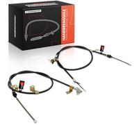 Frankberg 2x Handbrake Cable Rear left Right 464200D010 | Compatible with: Yaris P1