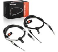 Frankberg 2x Handbrake Cable Rear Left Right Compatible with 147 937 1.6L-3.2L 2001-2010 Replace# 46843743