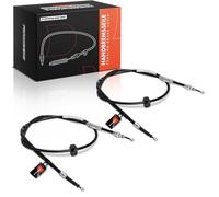 Frankberg 2X Handbrake Cable Rear Left Right Compatible with A4 8D2 1.6L-2.8L 1994-2000 A4 8E2 2.5L 2000-2004 Replace# 8D0609721H