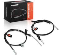 Frankberg 2x Handbrake Cable Rear Left Right Compatible with Agila (A) H00 1.0L 1.2L 2000-2001 Wagon R+ Hatchback MM 1.3L 2000-2025 Replace# 9203995