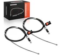 Frankberg 2x Handbrake Cable Rear Left Right Compatible with Beetle 5C1 5C2 1.2L-2.0L 2011-2019 Beetle Cabriolet 5C7 5C8 1.2L-2.0L 2011-2019 Replace# 5C0609721AH
