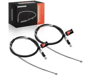 Frankberg 2x Handbrake Cable Rear Left Right Compatible with Beetle 5C1 5C2 1.2L-2.0L 2011-2019 Beetle Cabriolet 5C7 5C8 1.2L-2.0L 2011-2019 Replace# 5C0609721AH