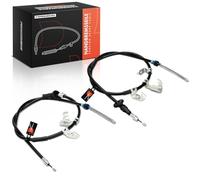 Frankberg 2x Handbrake Cable Rear Left Right Compatible with Colt VI Z2A Z3A 1.1L-1.5L 2004-2012 Forfour 454 1.3L 2004-2006 Replace# 4544200085