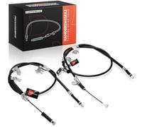 Frankberg 2x Handbrake Cable Rear Left Right Compatible with H-1 Cargo TQ 2.5L 2008-2024 Replace# 597604H730