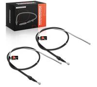 Frankberg 2x Handbrake Cable Rear Left Right Compatible with Polo 9A 9N Polo Saloon 9A2 9A4 9A6 9N2 Polo Saloon 9N2 Polo Van Box/Estate 6V5 Replace# 6Q0609721F