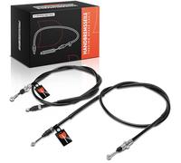 Frankberg 2x Handbrake Cable Rear Left Right Compatible with Primastar Bus X83 1.9L-2.5L 2001-2014 Trafic II Box FL 1.9L-2.5L 2001-2024 Replace# 3653100QAC