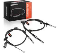 Frankberg 2x Handbrake Cable Rear Left Right Compatible with Sonata V NF 2.0L-3.3L 2005-2010 Replace# 597703K000