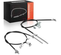 Frankberg 2X Handbrake Cable Rear Left Right Compatible with Yaris NCP1 NLP1 SCP1 1.0L-1.5L 2000-2005 Yaris P1 1.3L 1999-2005 Replace# 4642052020