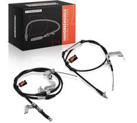 Frankberg 2x Handbrake Cable Rear Left Right Drum brake Compatible with NP300 Navara D40 2005-2025 NP300 Navara Platform/Chassis D40 Replace# 365303X30A