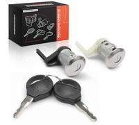 Frankberg 2x Lock Cylinder Door Lock Actuator Key Front Left Right 9170N8 | Compatible with: 206 SW 2E/K, 206 CC 2D, 206 Van, 206 Hatchback 2A/C