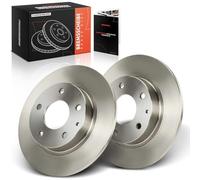 Frankberg 2x Rear brake discs Solid ⌀265mm BJS726251B | Compatible with: 3 BM BN, 3 Saloon BP, CX-3 DK, CX-30 DM DT ED, 3 Saloon BM BN, 3 BK, 3 Hatchback BP