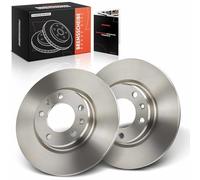 Frankberg 2x Rear brake discs Solid ⌀268mm 3642786, 1609582880