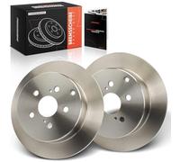 Frankberg 2x Rear brake discs Solid Ø269mm 4243120420 4243120390 | Compatible with: Prius Liftback W2, Celica T23