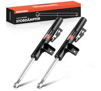 Frankberg 2x Shock Absorber Strut Front Left Right 343mm Gas pressure Compatible with Fortwo Coupe 451 Fortwo Cabrio 451 Replace# 4513202531