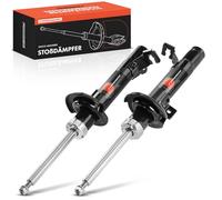 Frankberg 2x Shock Absorber Strut Front Left Right 477mm Gas pressure Compatible with 2 DY Fiesta V JD JH Fiesta V Van Replace# 3M7118K001DA,1475172