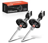 Frankberg 2x Shock Absorber Strut Front Left Right 505mm Gas pressure Compatible with Twingo II CN0 1.1L 1.5L 2007-2025 Replace# 338701,8200367895