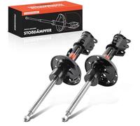 Frankberg 2x Shock Absorber Strut Front Left Right 529mm Gas pressure Compatible with Qubo 225 Nemo Estate Bipper Tepee Fiorino MPV 225 Replace# 339809,339808