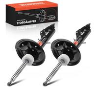 Frankberg 2x Shock Absorber Strut Front Left Right 583mm Gas pressure Compatible with Z3 R.o.a.d.s.t.e.r E36 Replace# 333919,333920