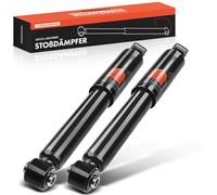 Frankberg 2x Shock Absorber Strut Rear Left Right 365mm Gas pressure Compatible with 500 312 KA RU8 500C/595C/695C 500/595/695 169 Replace# 343486,1672372