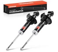 Frankberg 2x Shock Absorber Strut Rear Left Right 391mm Gas pressure Compatible with Element YH 2.4 VTEC 4x4 2003-2006 Replace# 52611SCVA020, 344611