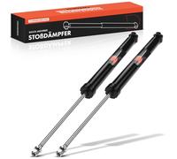 Frankberg 2x Shock Absorber Strut Rear Left Right 640mm Gas pressure Compatible with Golf IV 1J1 A3 8L1 Golf IV Variant 1J5 TT 8N3 TT Replace# 243037,23890