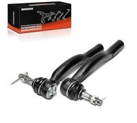 Frankberg 2x Tie Rod End Front Left Right With Castellated Nut Compatible with CT ZWA10 1.8L 2010-2015 Prius W3 1.8L 2008-2021 Replace# 4504649225