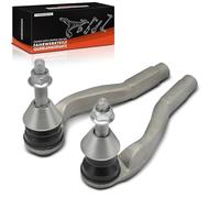 Frankberg 2x Tie Rod End Track Rod End Front Axle Compatible with C-Class W205 E-Class W213 CLS C257 GLC X253 AM.G GT X290 C-Class Cabriolet A205 E-Class Coupe C238 Replace# 2054600105
