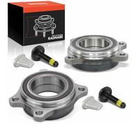 Frankberg 2x Wheel Bearing Hub Front with ABS-Sensor Compatible with A4 A4 Allroad A4 Avant A5 A6 A6 Allroad A6 Avant A7 Sportback A8 Q5 Q5 Sportback Q7 Q8 Replace# 4M0498625F