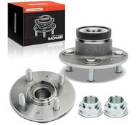 Frankberg 2x Wheel Bearing Hub Rear Axle Left Right Compatible with Jazz III G.E G.G GP ZA 1.2L-1.5L 2009-2015 City Saloon GM2 GM3 1.3L 1.5L 2009-2013 Replace# 42200TF0N51